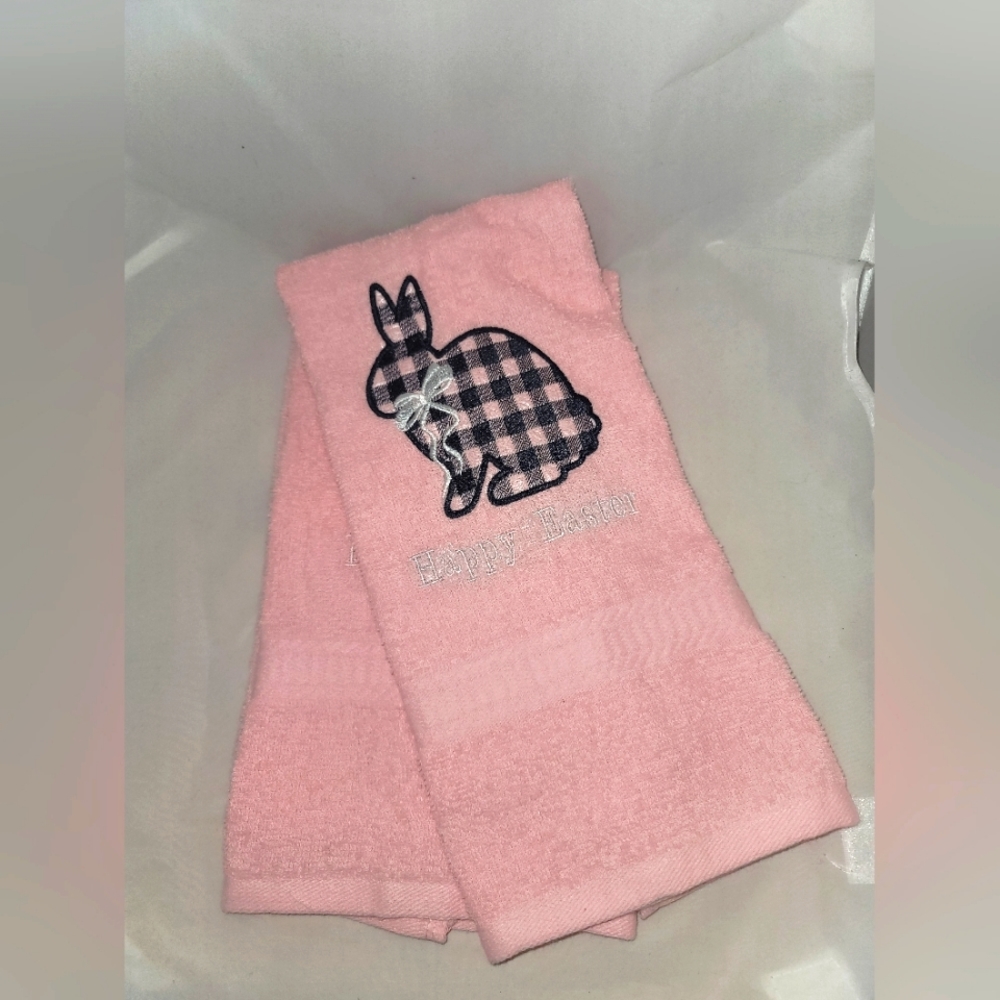 Embroidered Rabbit 🐇 Hand Towel Set - Picture 3 of 4